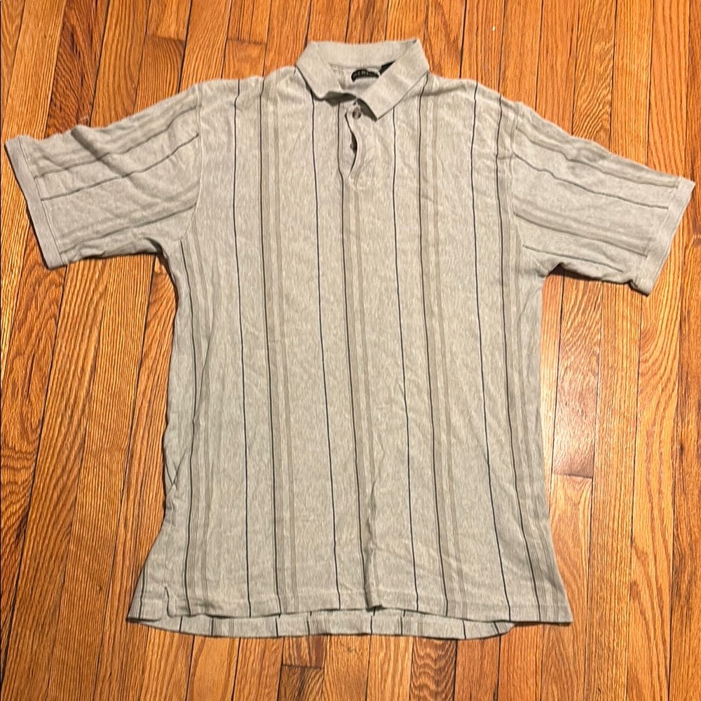 George Gray Polo Shirt Lightweight Cotton Blend